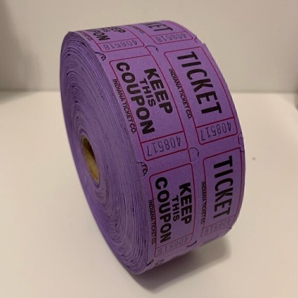 Raffle Double Roll Tickets 2000 pcs NWT - Picture 2 of 5